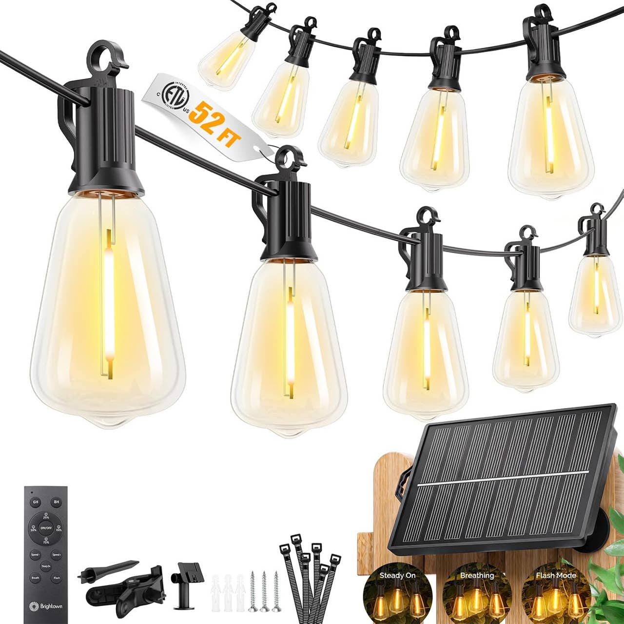 The Brightown Solar LED String Lights, $15 (was $40) at Amazon
