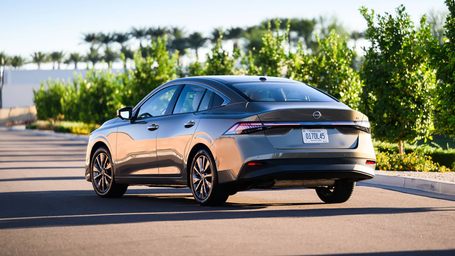 2027 Nissan Sentra SL rear angled view