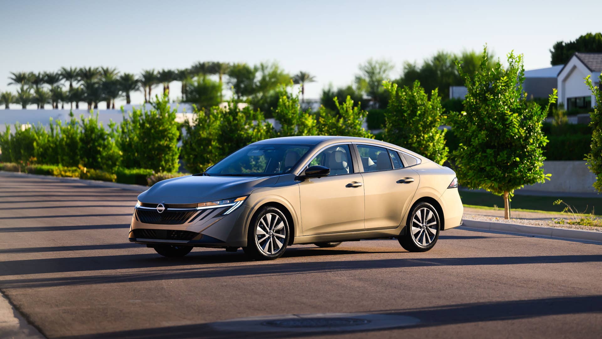 2027 Nissan Sentra SL front angled view