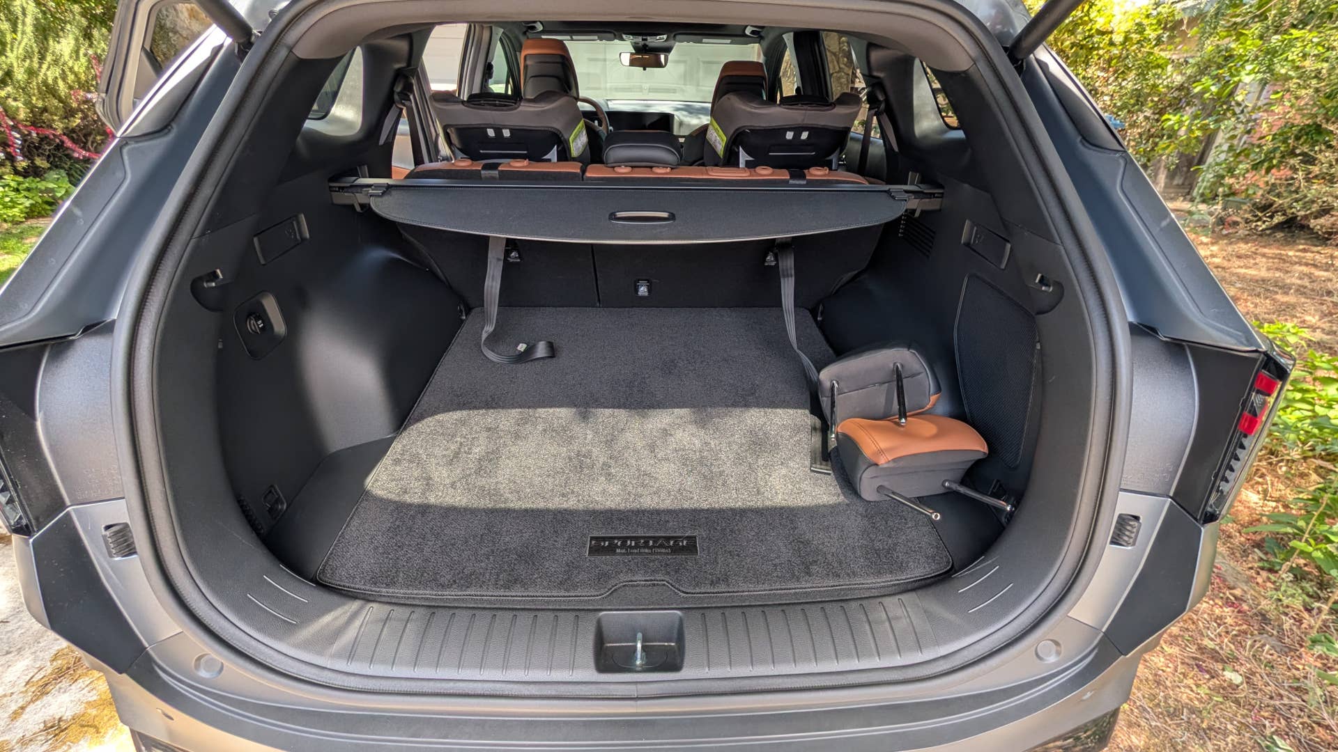 The trunk space in the 2026 Kia Sportage X-Line SX Prestige PHEV