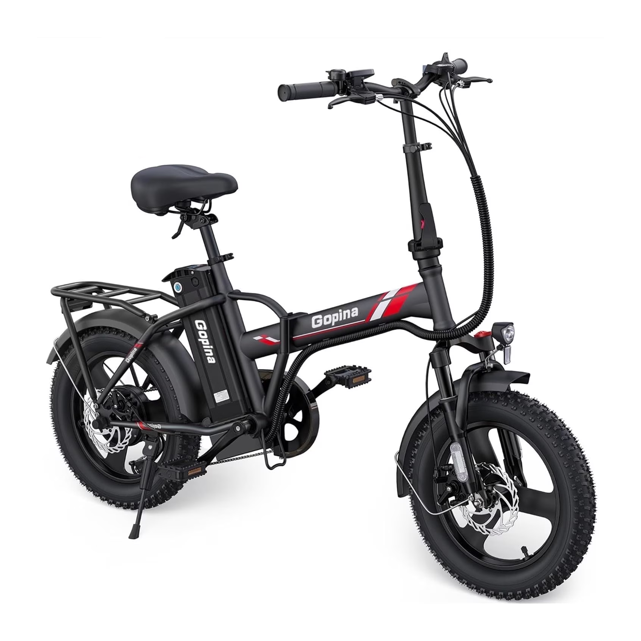 The  Courtesy of Walmart Vivi Folding Fat Tire Electric Bike, pictured here, is now on sale at Walmart.