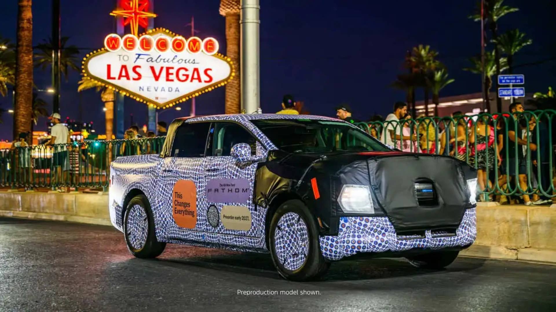 Ford Fathom Las Vegas teaser