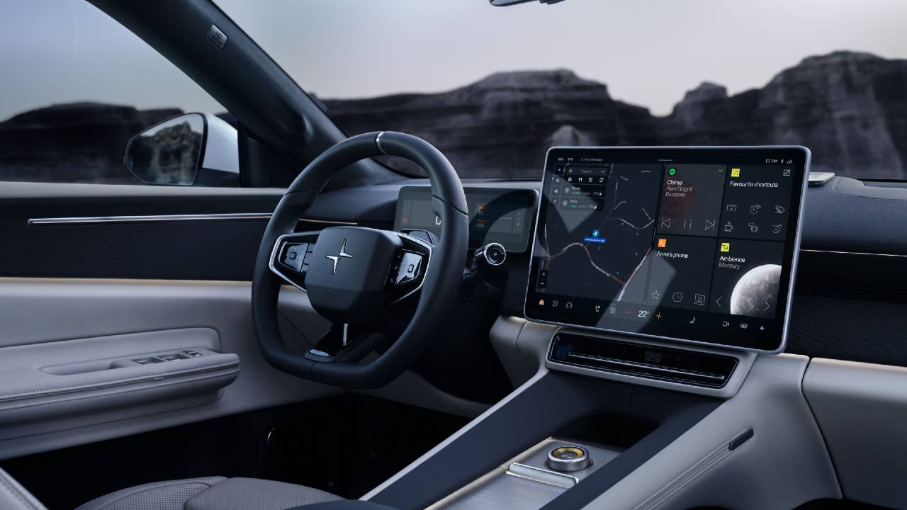 Polestar 4 SUV cabin