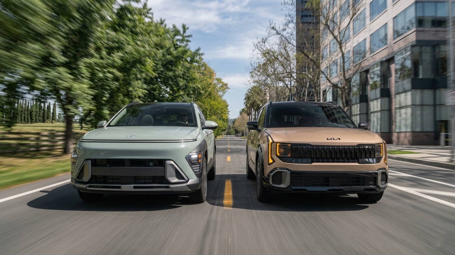 Hyundai Kona and Kia Seltos