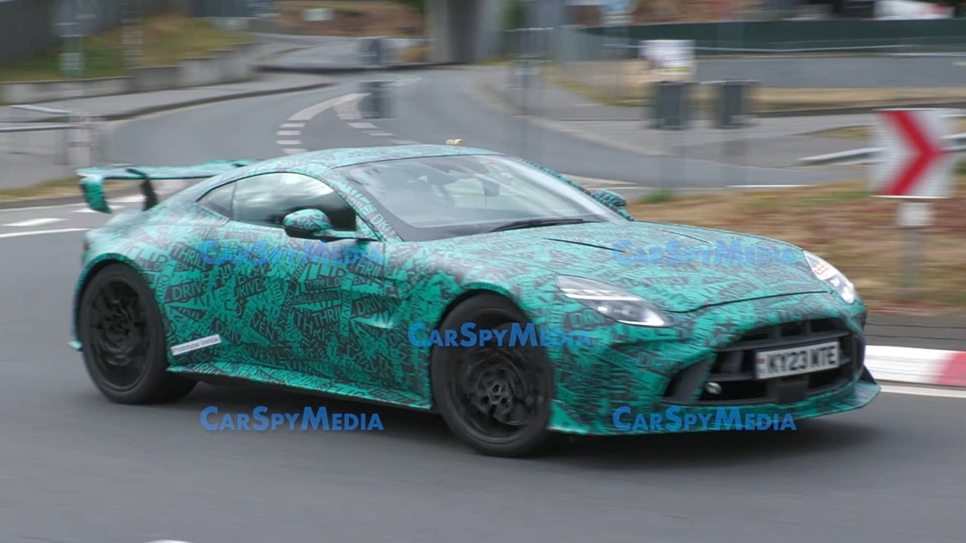 Aston Martin Vantage RS spy shot