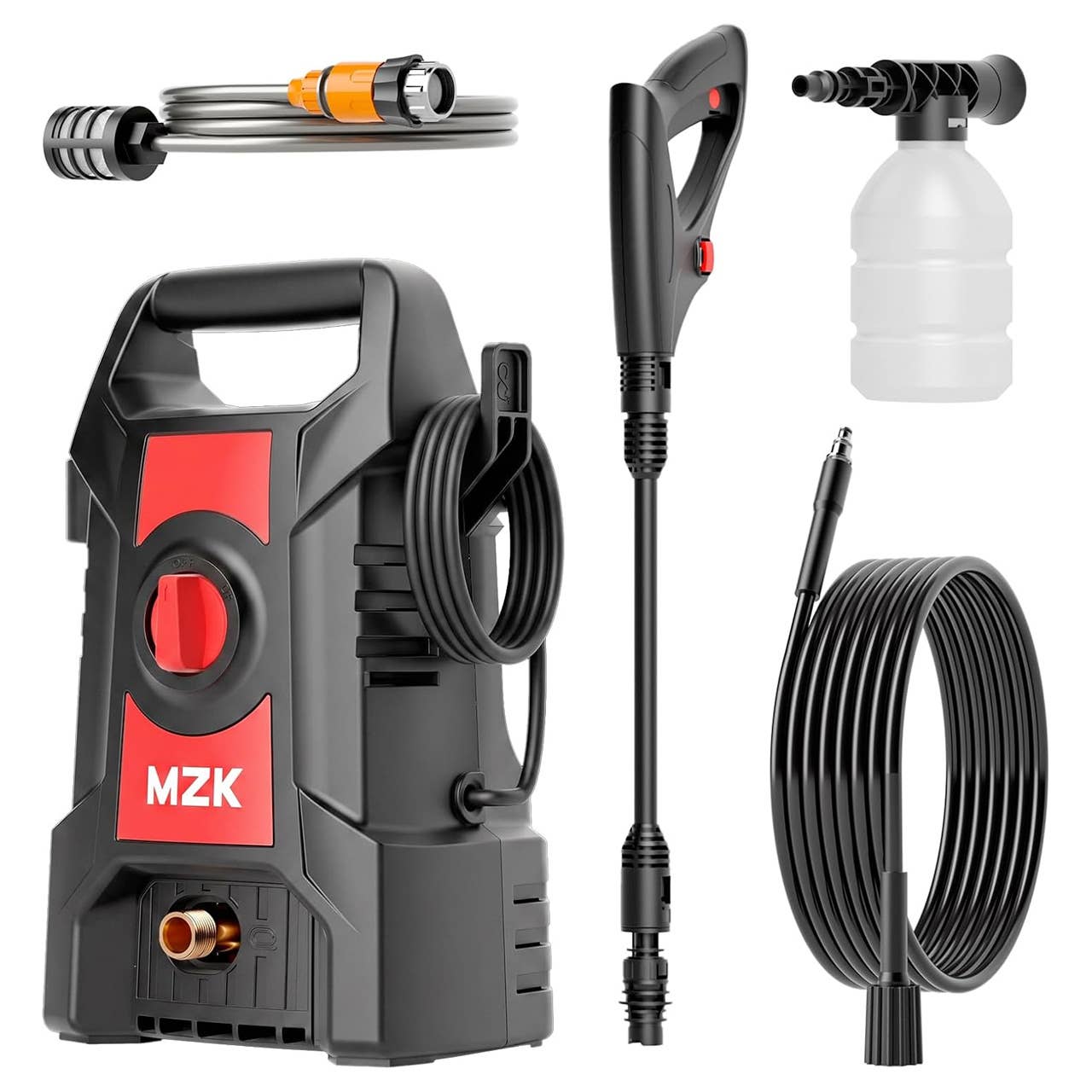 The Mzk Electric Pressure Washer, pictured here, is now on sale at Amazon.