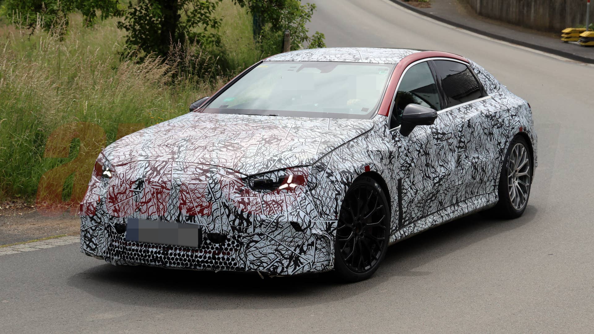 2027 Mercedes-AMG C 63 EV spy shot