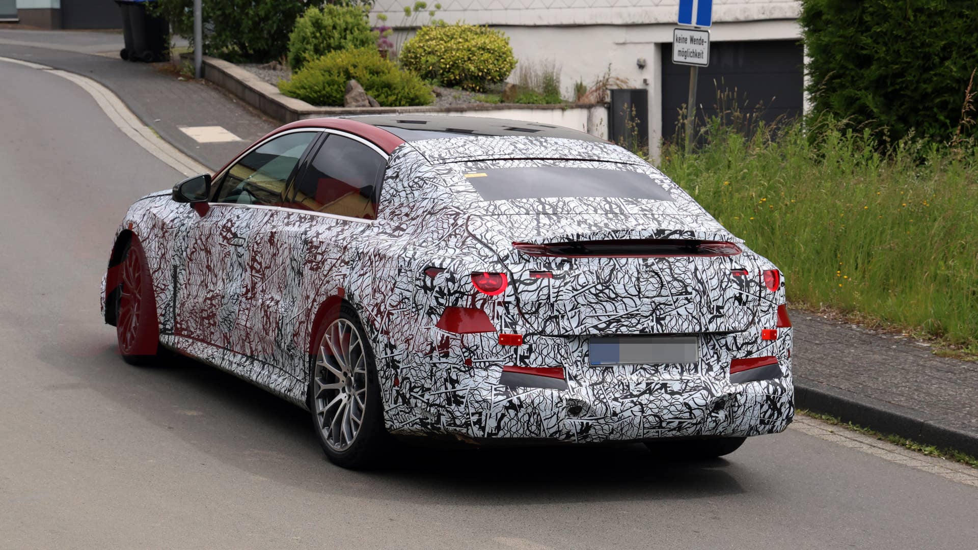 2027 Mercedes-AMG C 63 EV spy shot