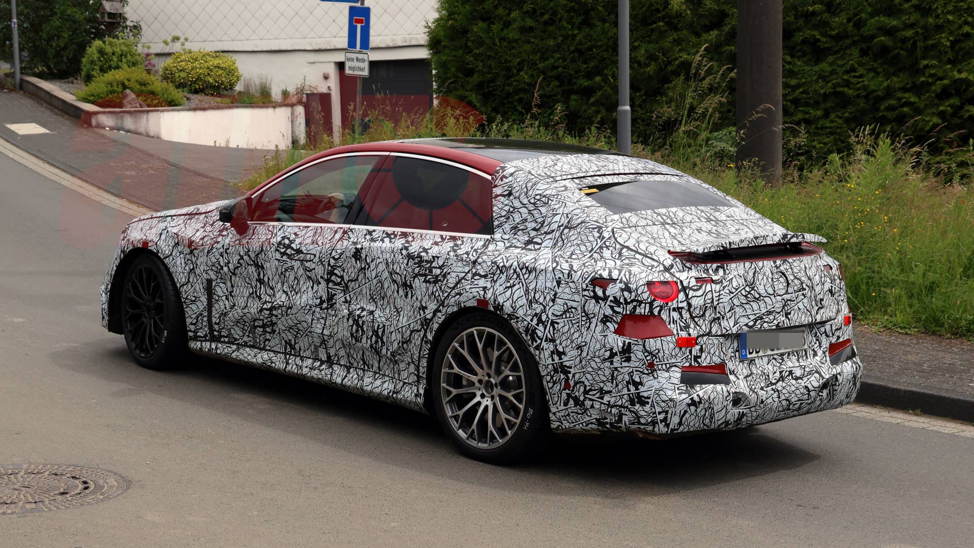 2027 Mercedes-AMG C 63 EV spy shot