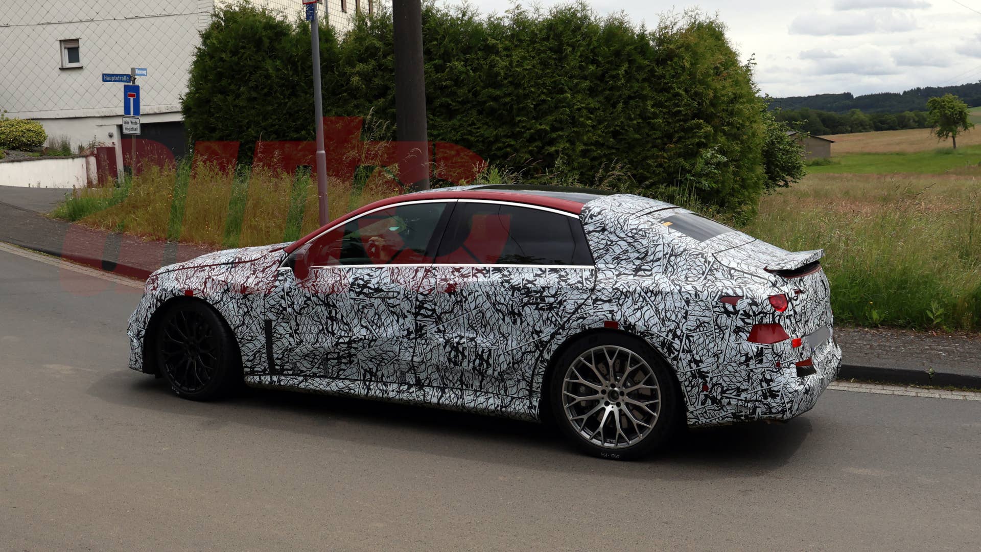 2027 Mercedes-AMG C 63 EV spy shot