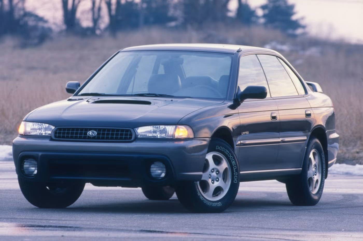 1999 Subaru Sport Utility Sedan front angled view