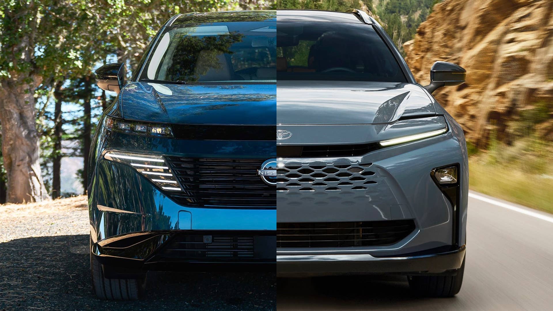 Nissan Murano and Toyota Crown Signia
