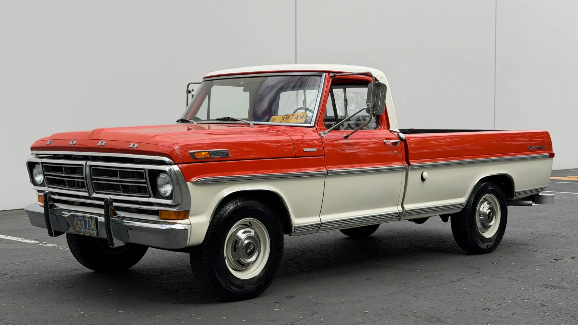 1972 Ford F-250 Sport Custom Camper Special