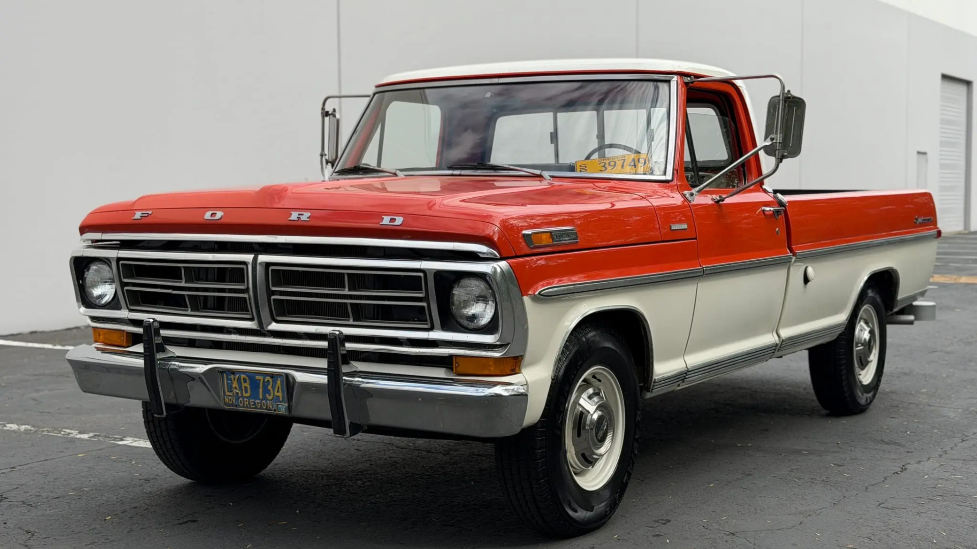 1972 Ford F-250 Sport Custom Camper Special