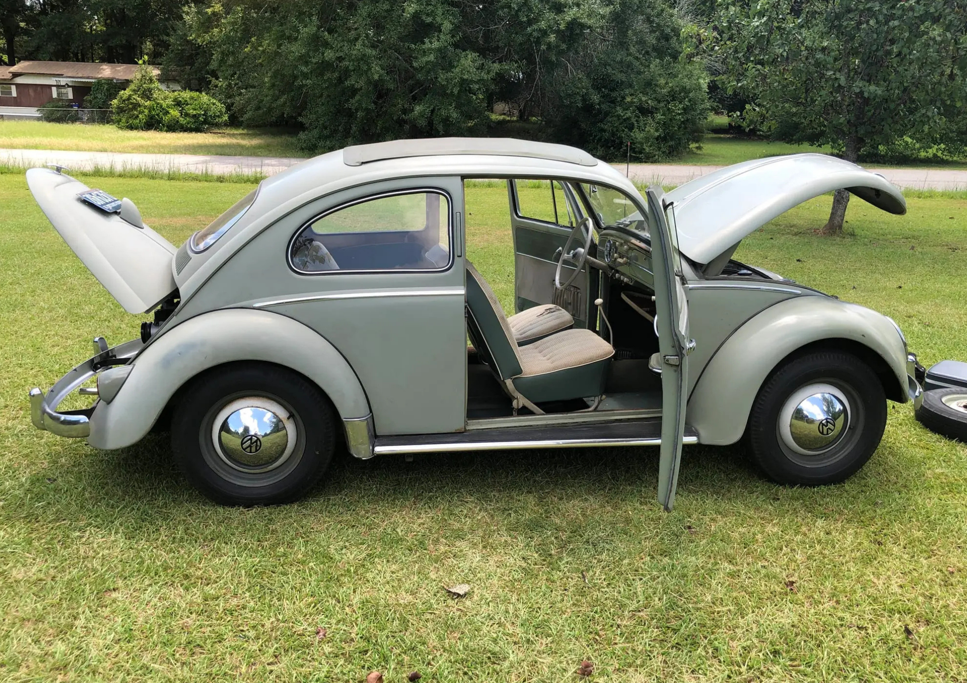 1959 1959 Volkswagen Beetle Deluxe Sunroof for Sale With 70,000 Miles ...