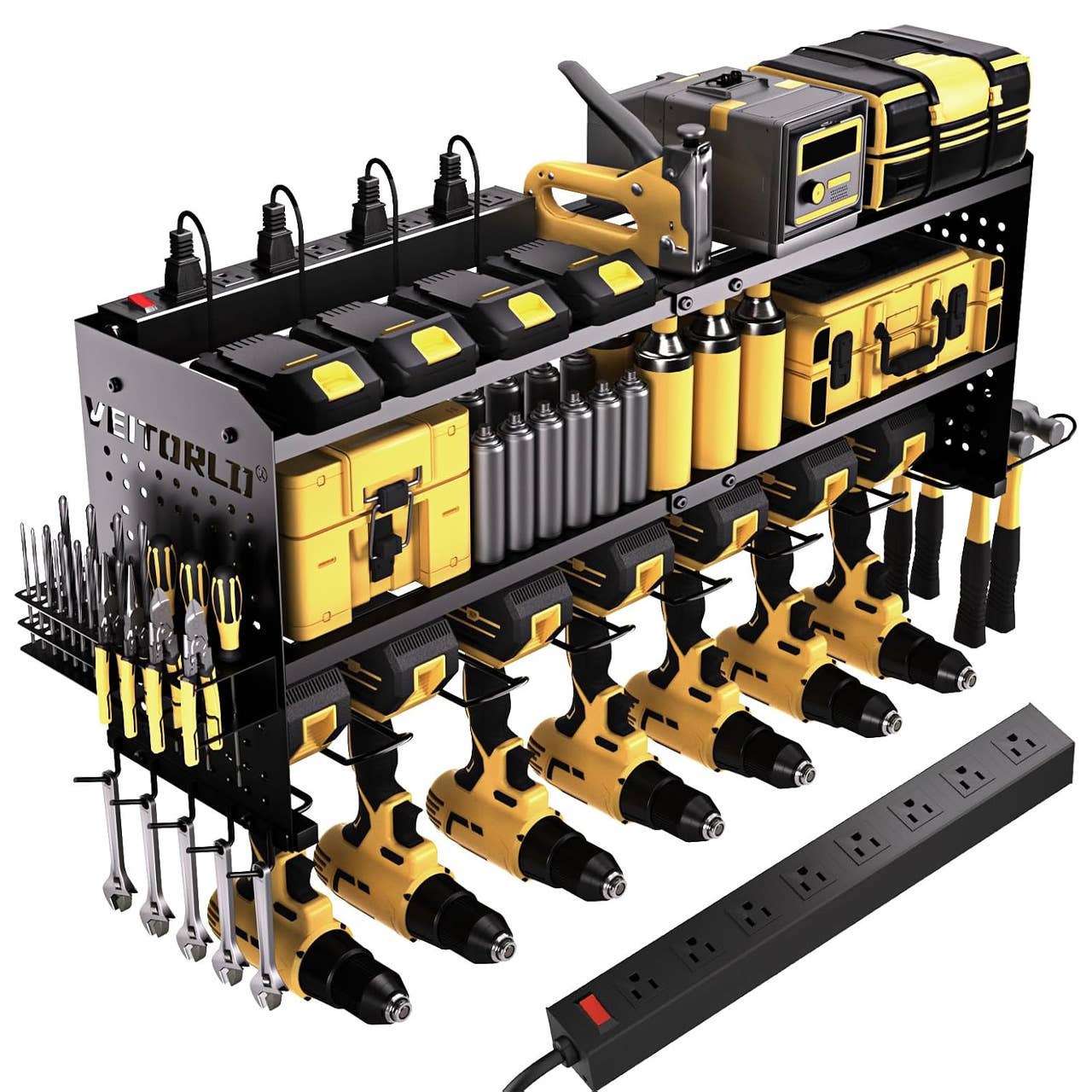 The Veitorld Power Tool Organizer, pictured here, is now on sale at Amazon.