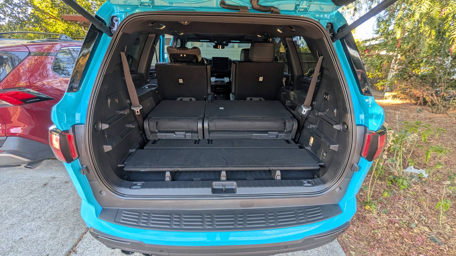 The uneven floor of the 2026 Toyota Sequoia TRD Pro