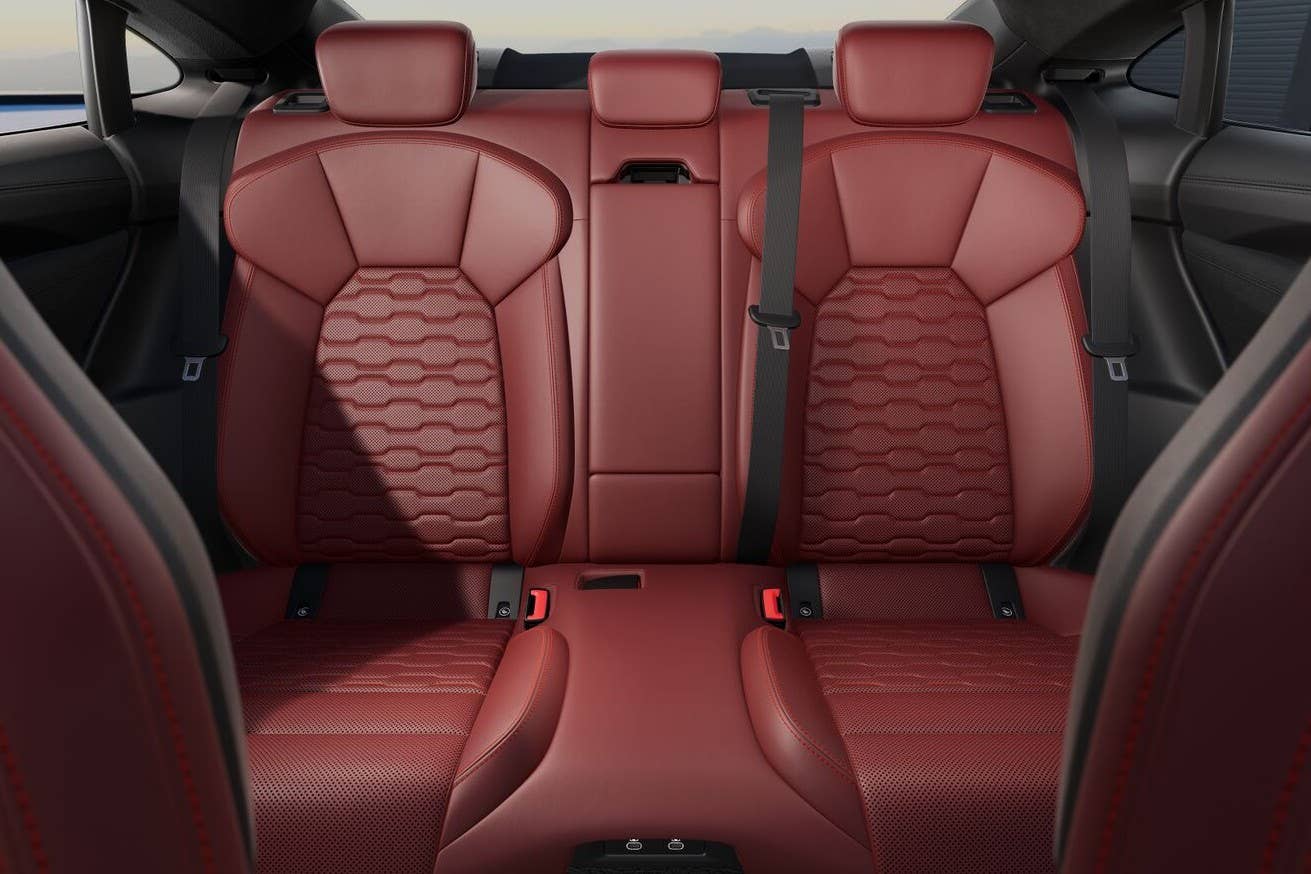 2027 Audi RS e-tron GT Performance with Arras Red interior rear seats