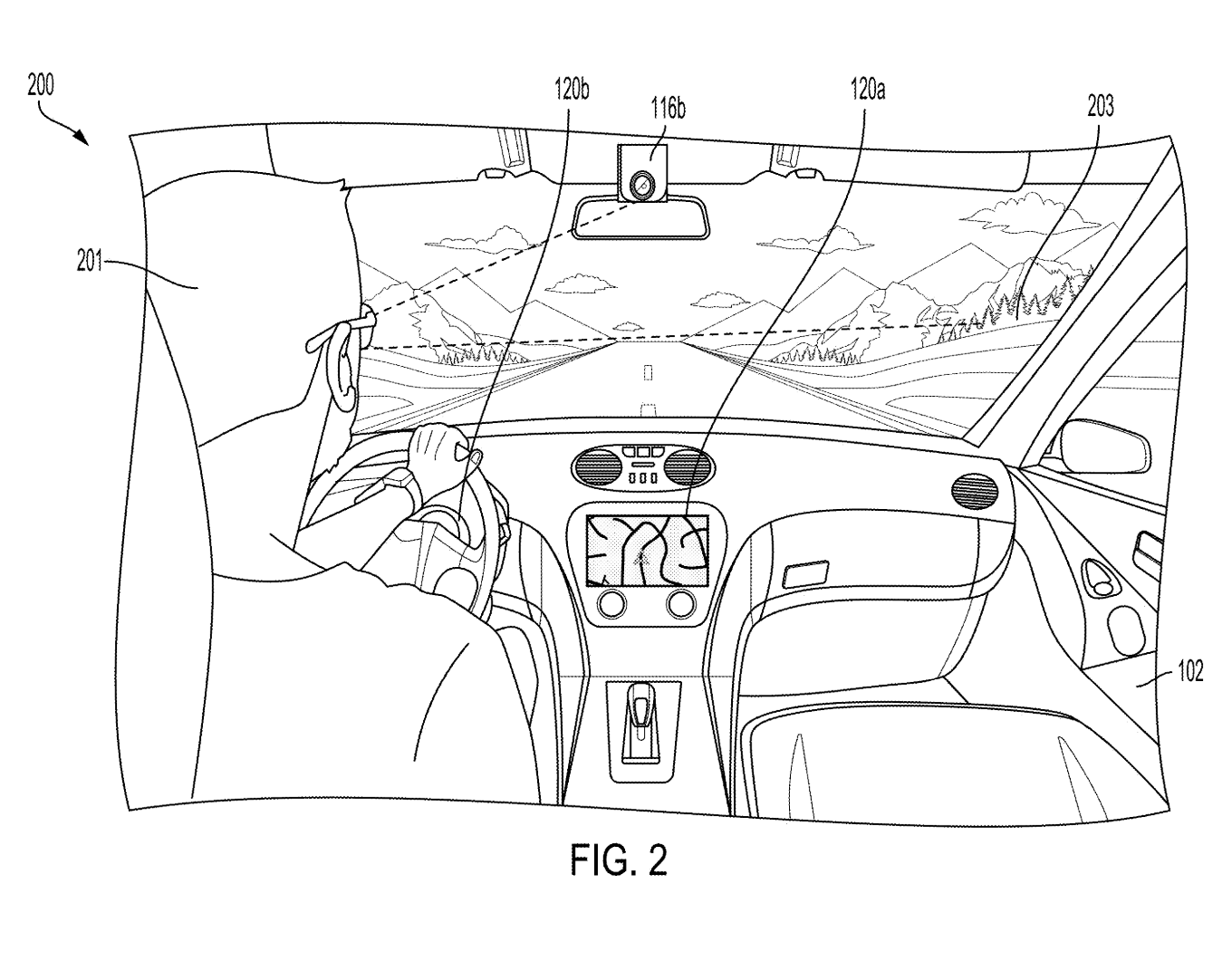 Toyota patent handsfree car camera inside