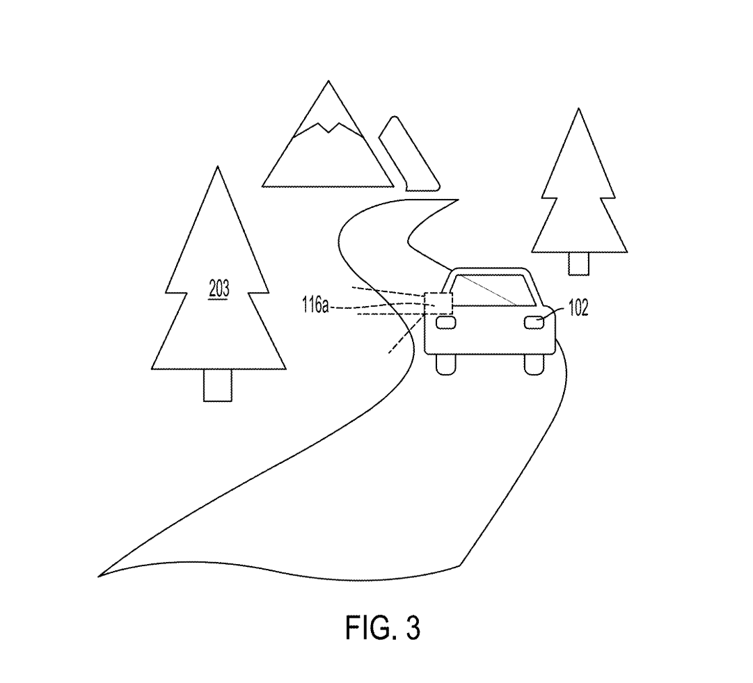 Toyota patent handsfree car camera outside