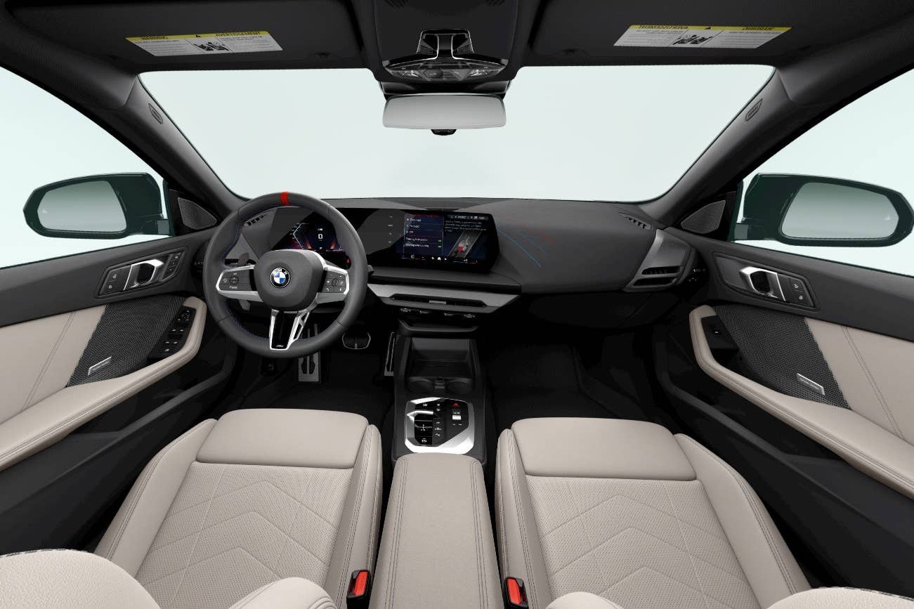 2027 BMW 2 Series Gran Coupe M235 with Oyster interior front cabin