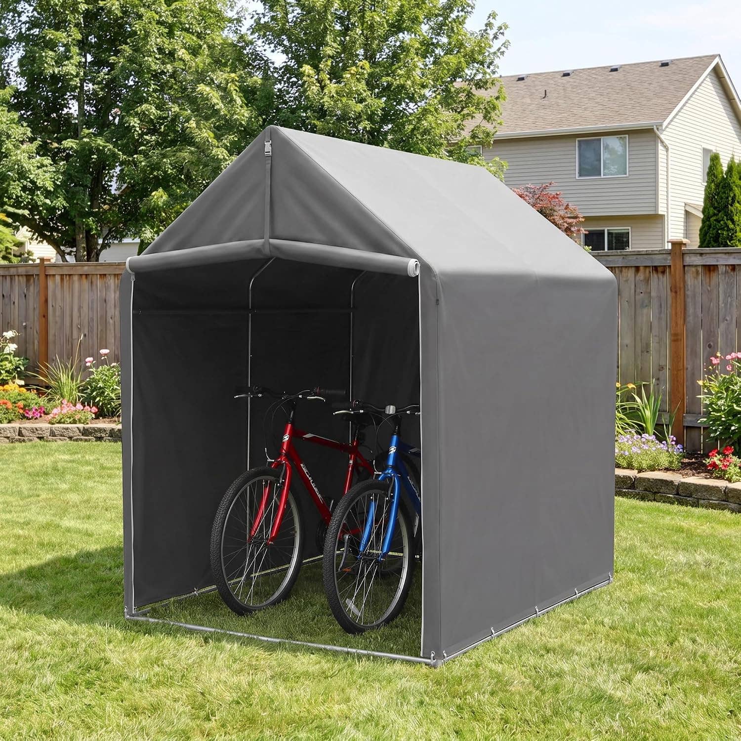 Hoteagle 6-Foot by 4-Foot Canopy Storage Shed, $69 (was $116) at Amazon