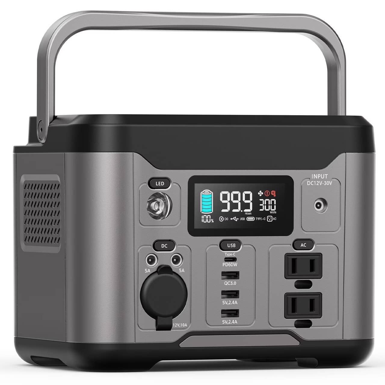 The Qunler 300W Portable Power Station, pictured here, is now on sale at Walmart.