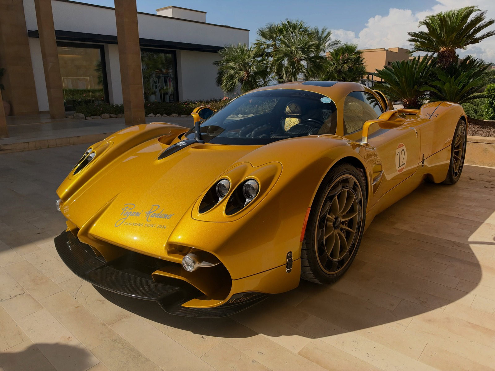 Aston Martin Said No, So This Pagani Got Gold and Moon Dust