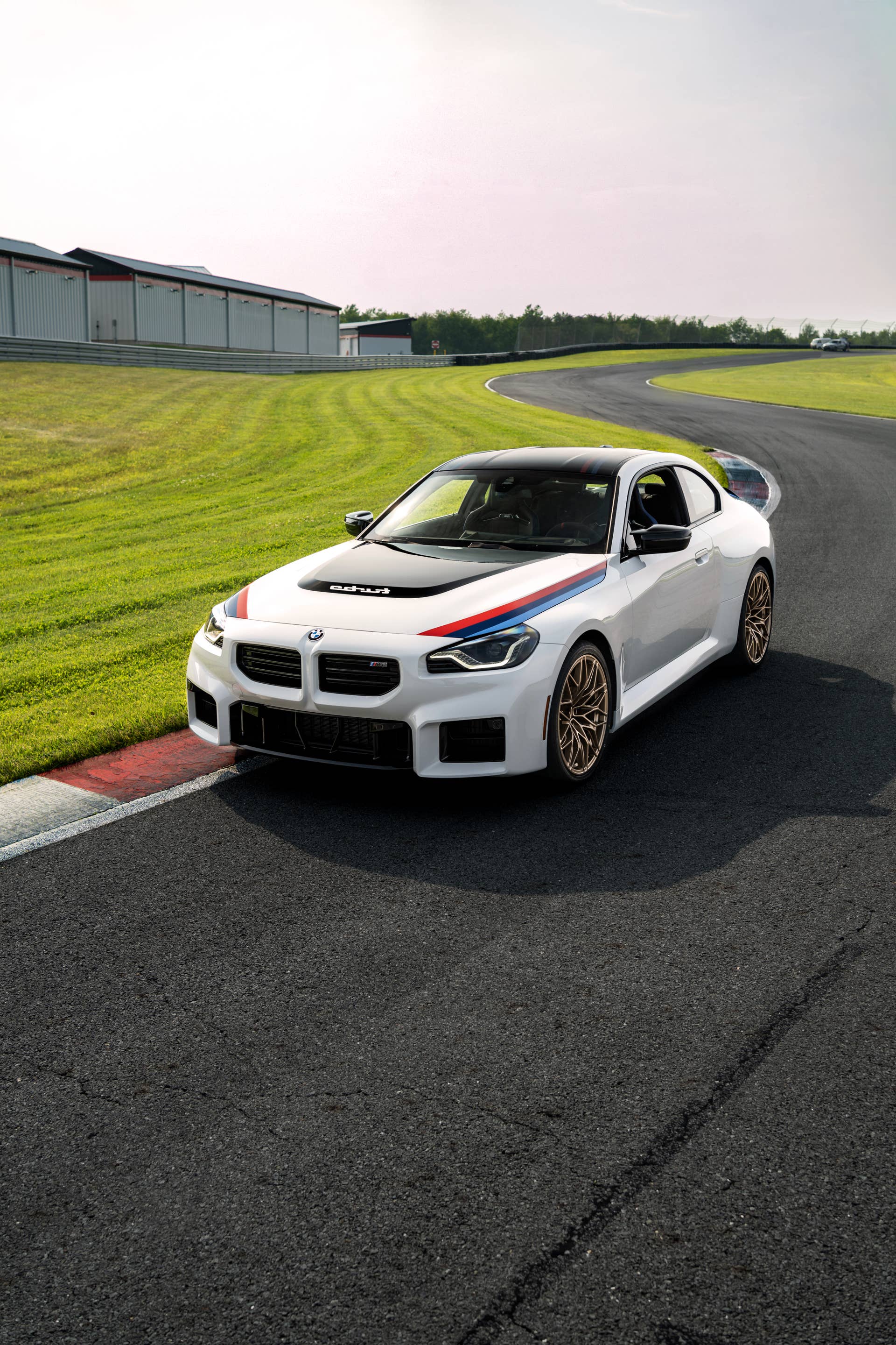 BMW M2 Turbo Edition front 3/4 track