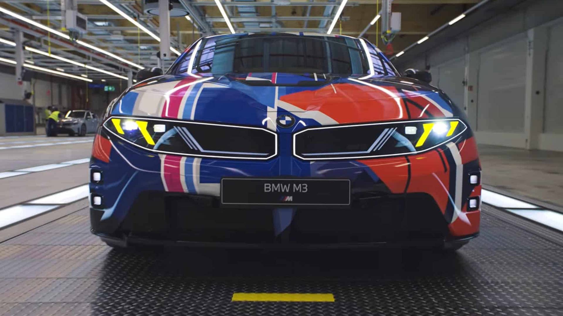 2028 BMW M3 EV teaser