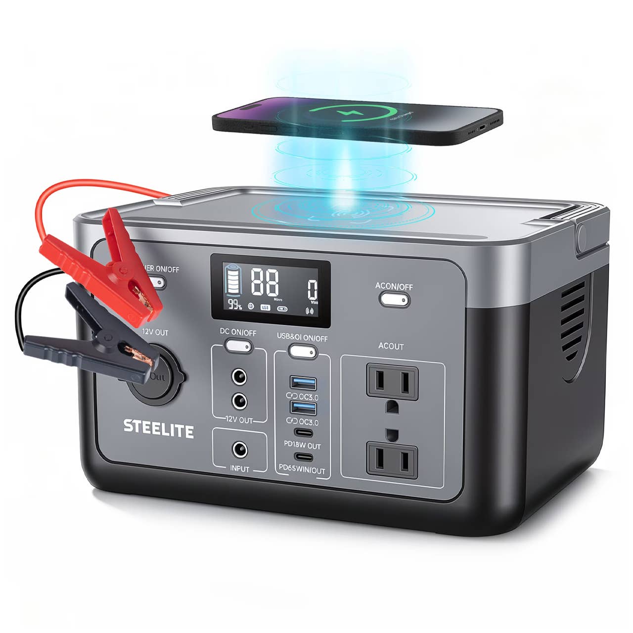 The Steelite 300W Portable Power Station, pictured here, is now on sale at Walmart.