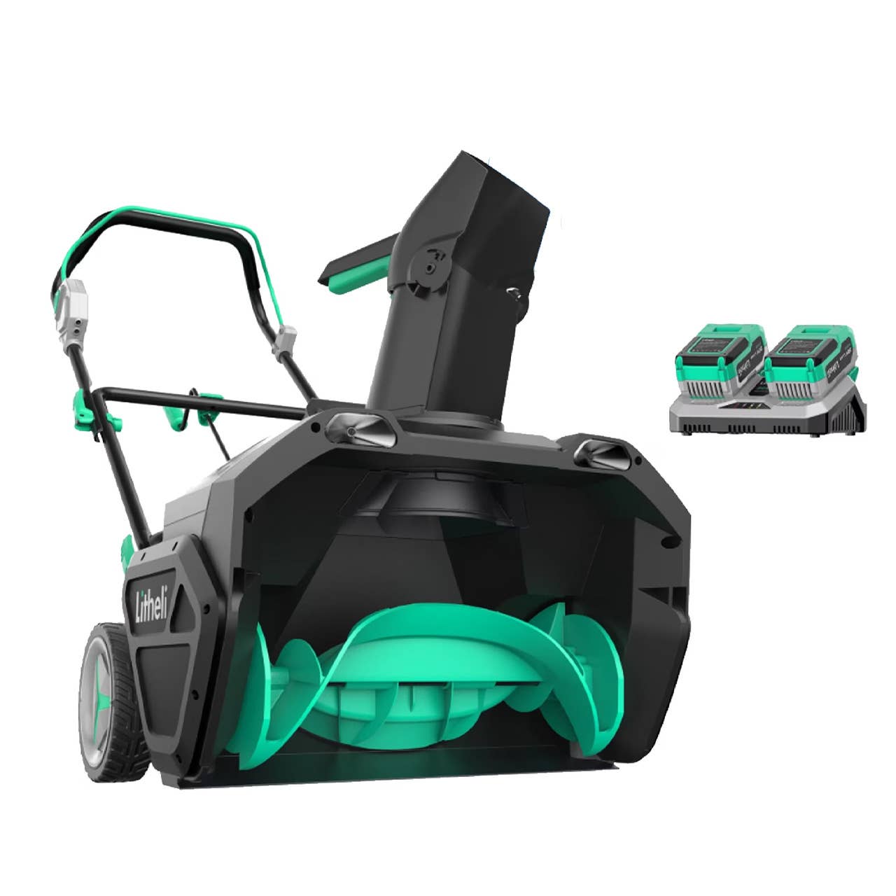 The Litheli 20V Cordless Snow Blower, pictured here, is now on sale at Walmart.