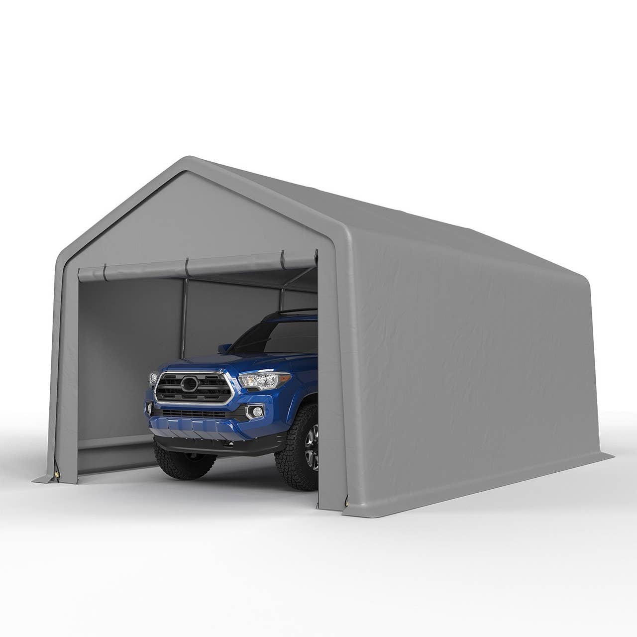 The Sunmthink 13-Foot by 20-Foot Canopy Storage Shed, pictured here, is now on sale at Walmart.