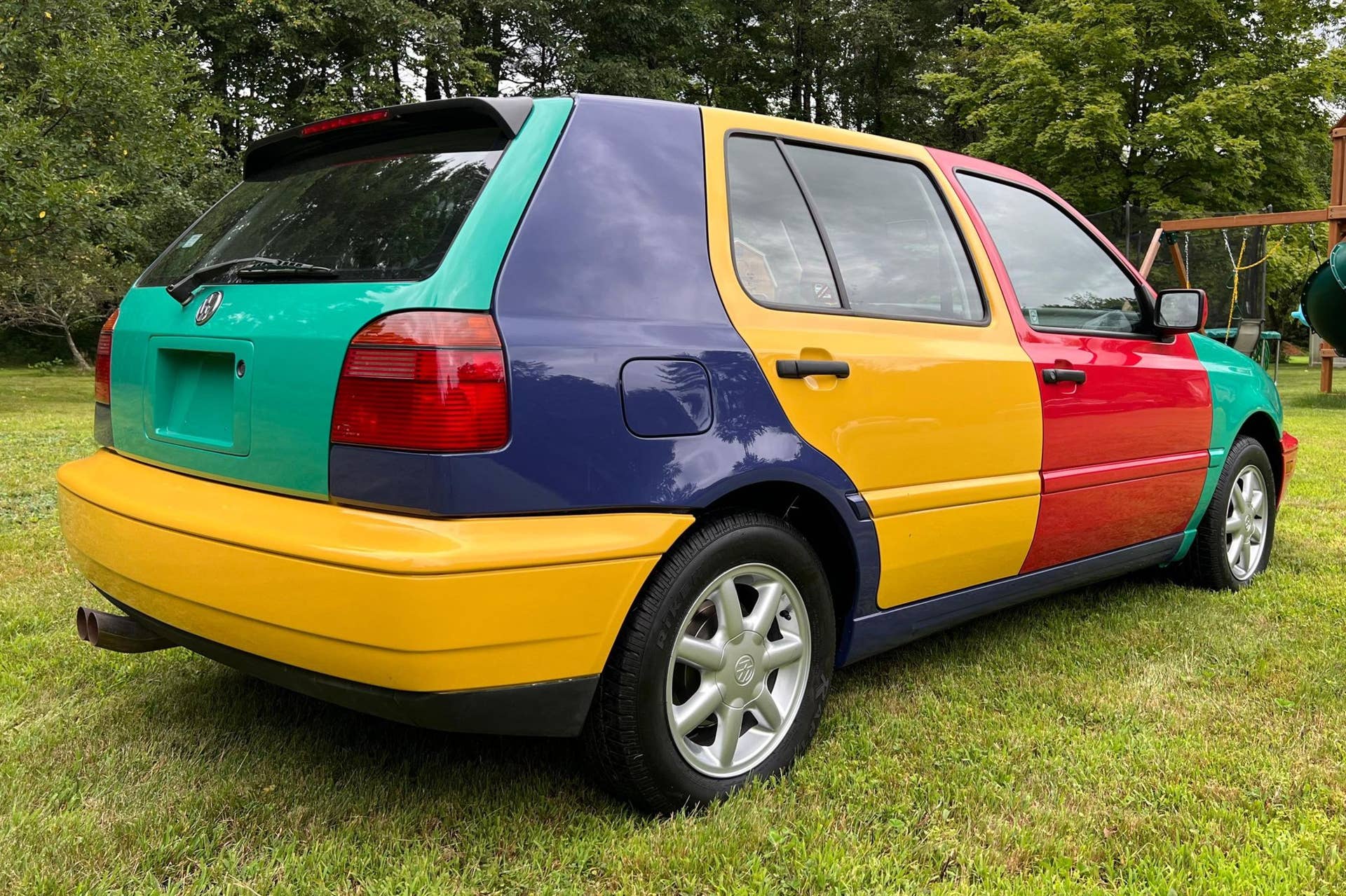 This Rare Volkswagen Rocked Multi-Color Body Panels - Autoblog