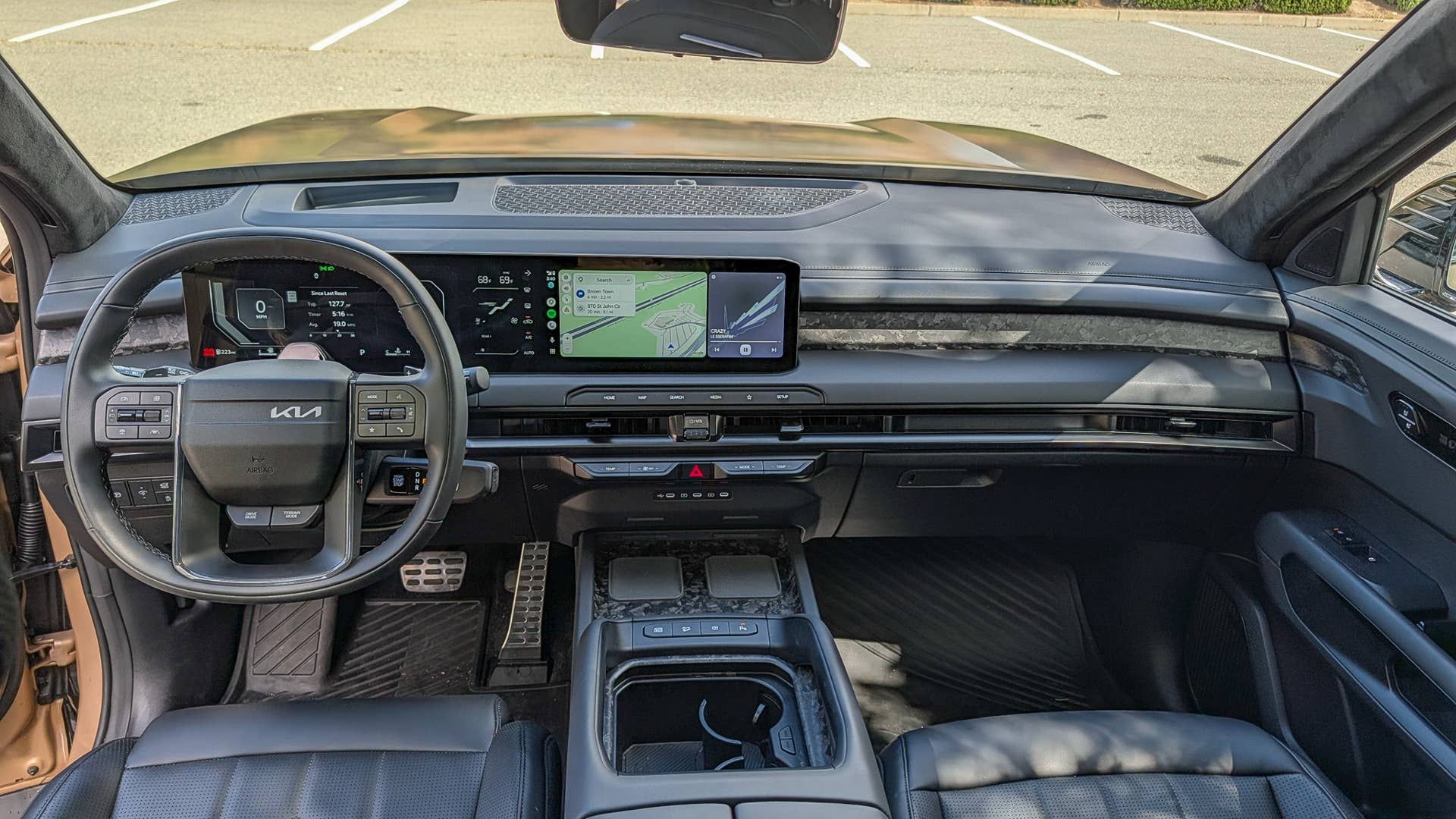 The interior of the 2027 Kia Telluride