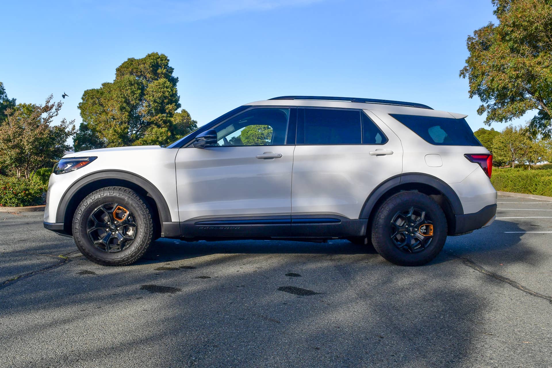 The side profile of the 2026 Ford Explorer Tremor