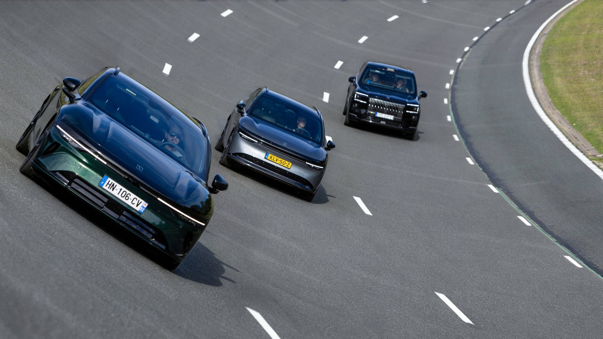 Geely group test drive