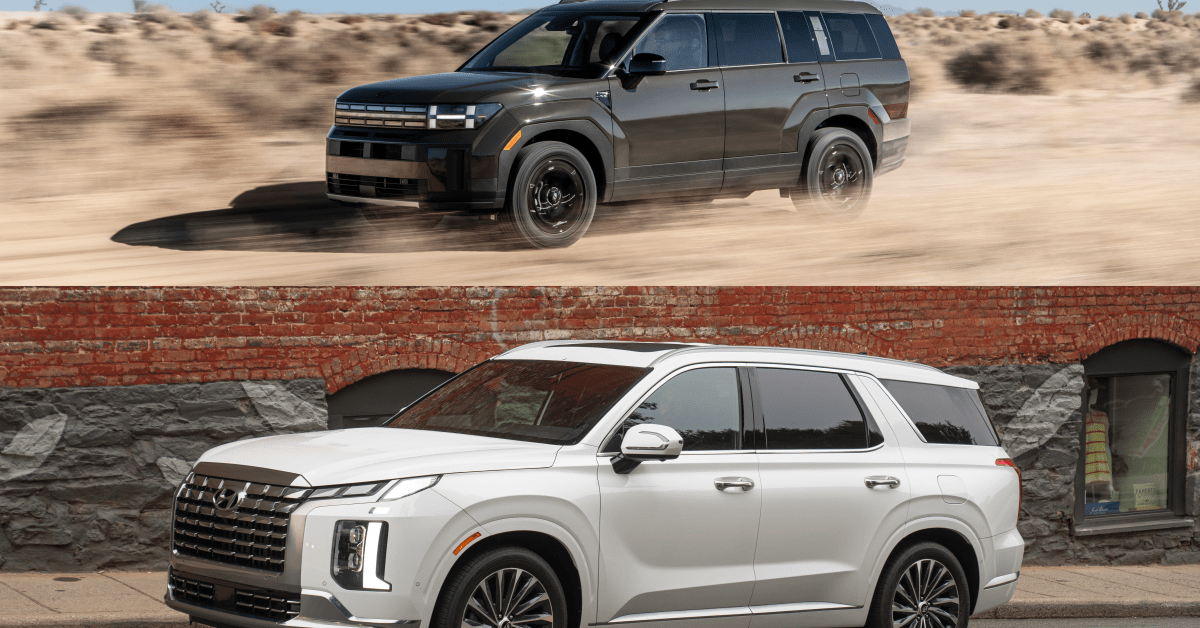 Hyundai Santa Fe vs. Hyundai Palisade: A family conundrum - which is ...