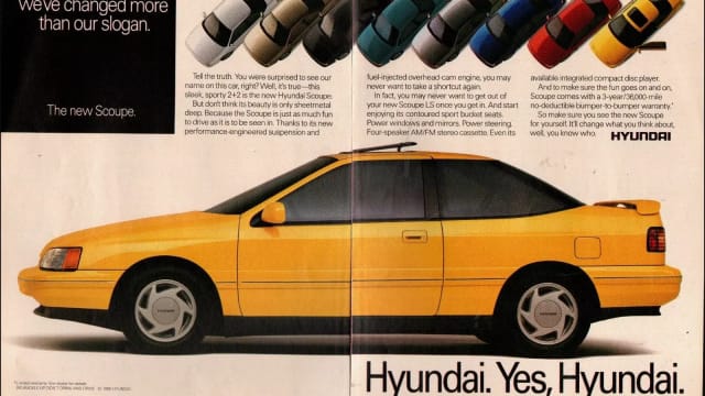 Hyundai Scoupe Brochure