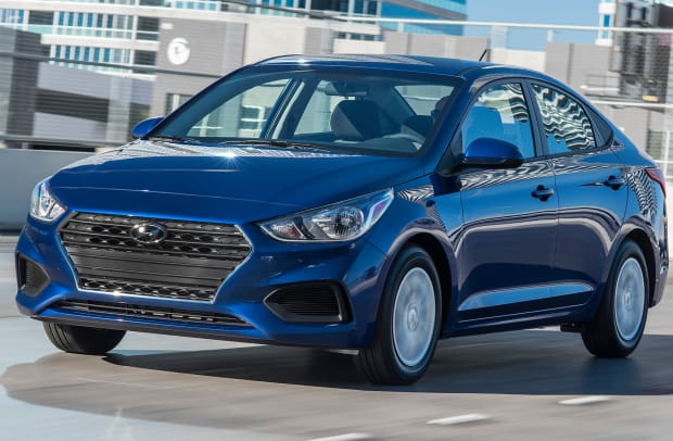 Accent car on road price sale