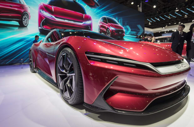 Byd concept car sales
