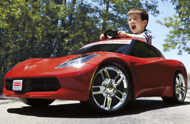 Red corvette power wheels 2025