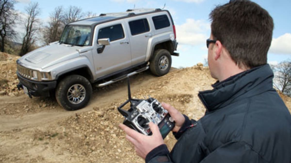 Need a real toy Try a full size RC Hummer Autoblog