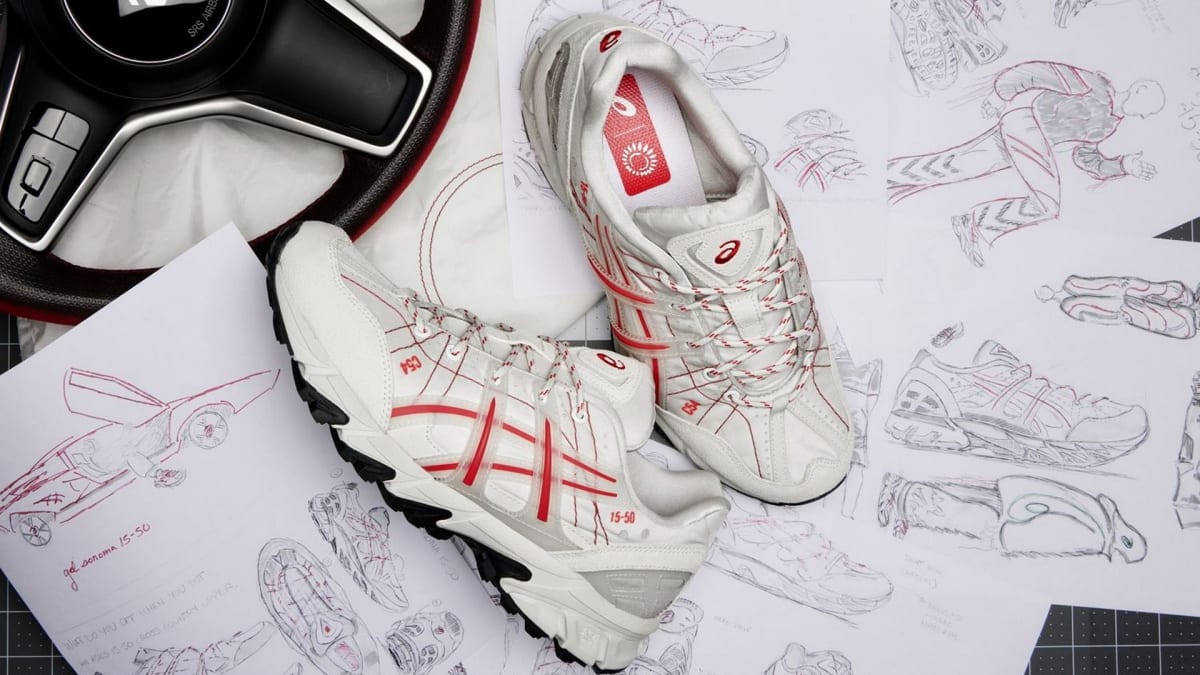 Asics debuts sneakers made from airbag fabric Autoblog Car News Reviews and Buying Guides