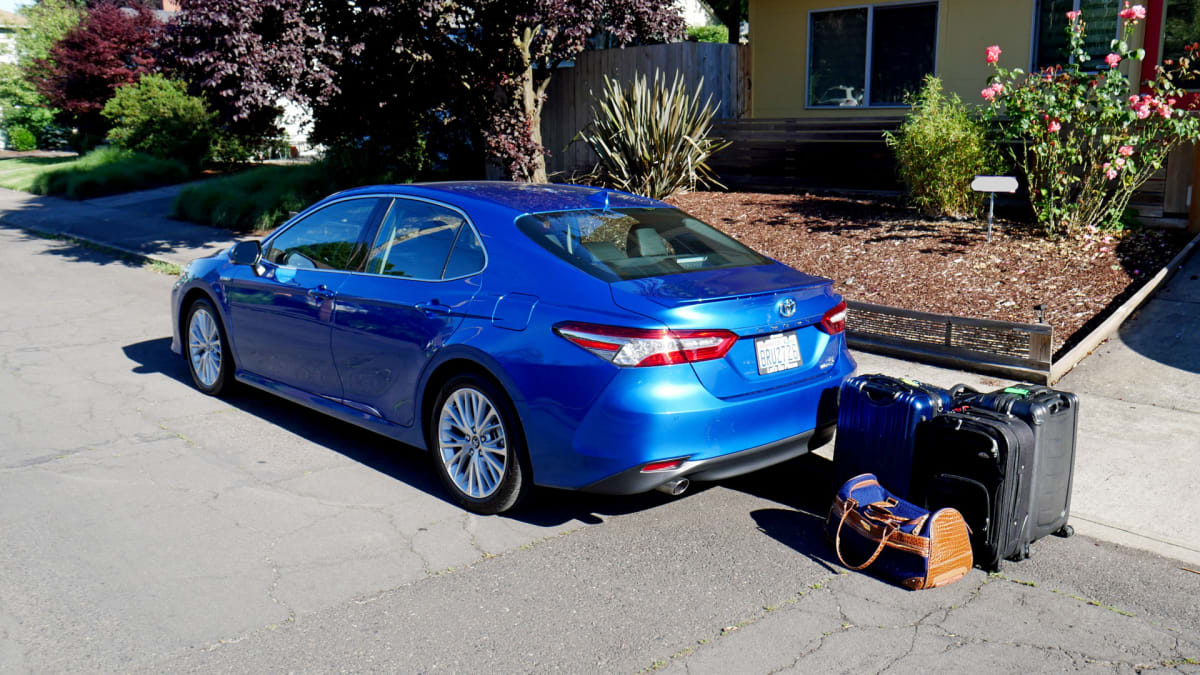 Toyota Camry Luggage Test How big is the trunk Autoblog