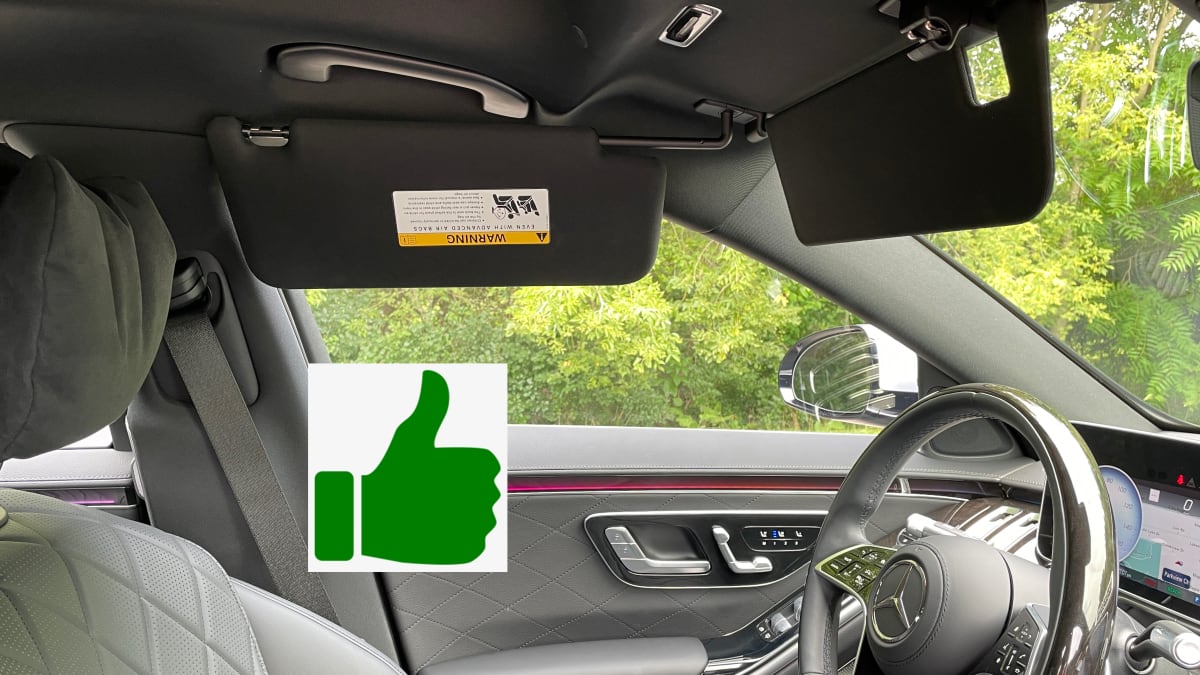 Please just give all cars extendable sun visors Autoblog
