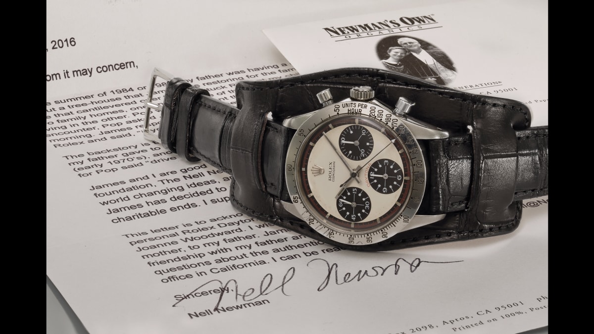 Paul newman daytona sold shop