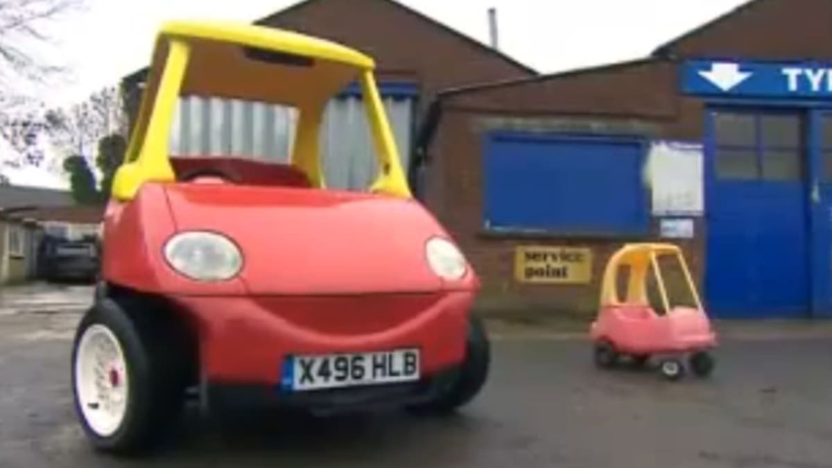 Grown up Little Tikes Cozy Coupe is your inner five year old s street legal dream Autoblog