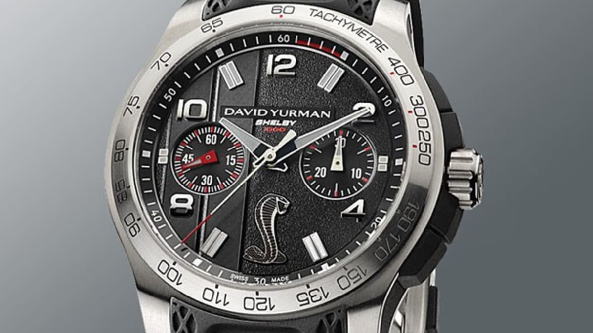 Shelby teams up with David Yurman for wristwatch line Autoblog Car News Reviews and Buying Guides