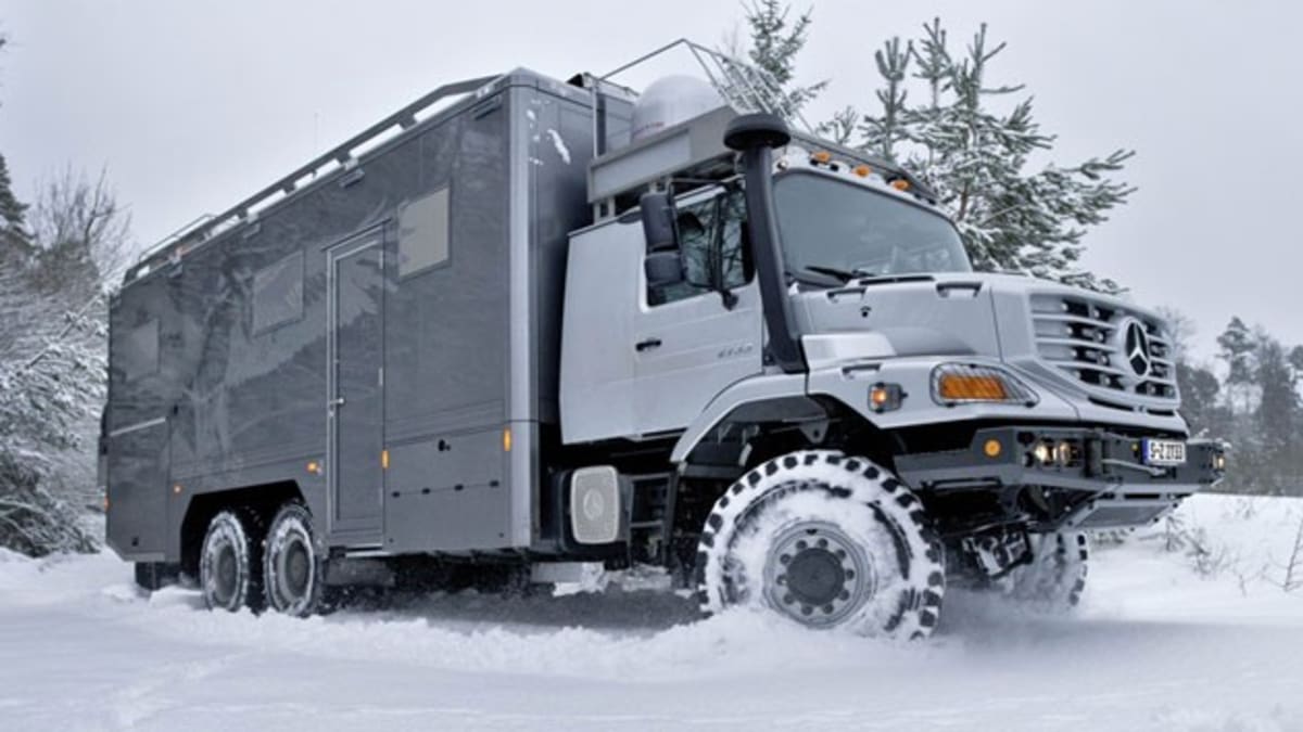 Mercedes-Benz Zetros 6x6 luxed up for Mongolian hunting expeditions -  Autoblog